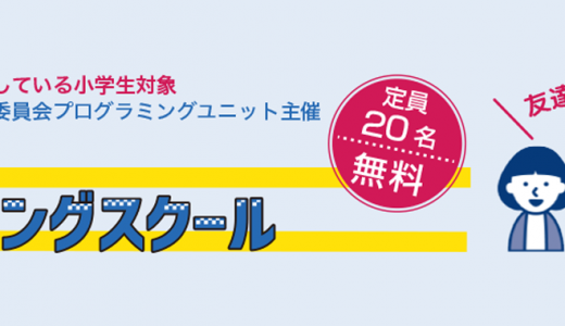 【ヨコスカプログラミングスクール】小学生向けDSプログラミング講座にて講師を担当いたします。